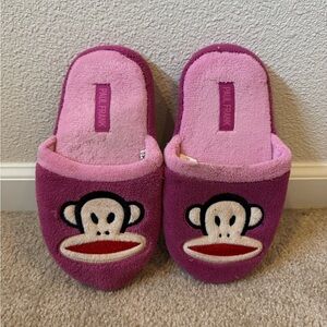 Paul Frank Pink and Purple Slippers